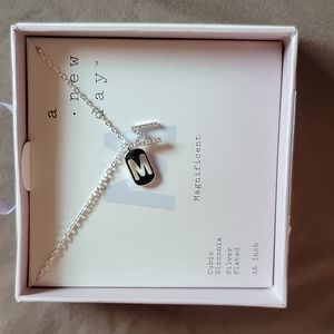 "M" necklace